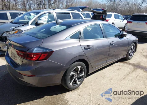 2022 Honda Insight Ex из США, поврежденный, VIN 19XZE4F53NE010152